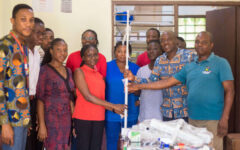 Academic City students invent innovative infusion stand to support Ga East Municipal Hospital and Agbogba Community Clinic